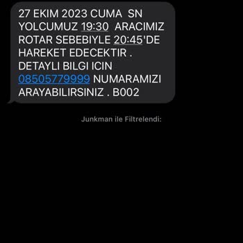 Varan Turizm Denizli İzmir Sefer Gecikmesi