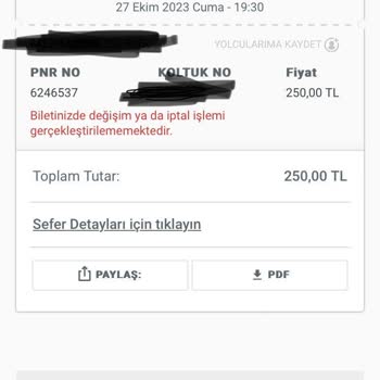 Varan Turizm Denizli İzmir Sefer Gecikmesi