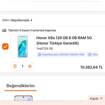 Hepsiburada Ödeme Alanında Fiyat Farkı Uyguluyor