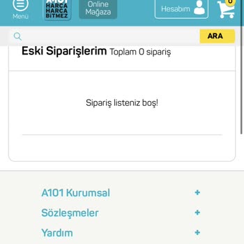 A101 Eksik Ürün Gönderdi