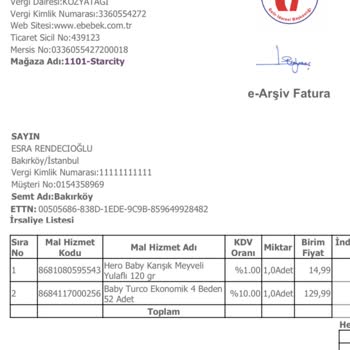 Ebebek Baby Turco Markalı Bezin Kötü Olması