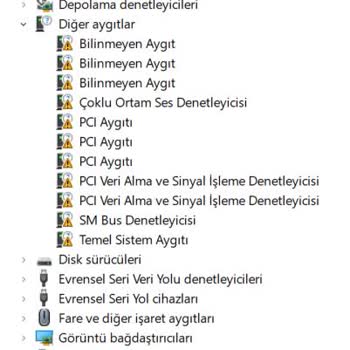 HP 7P6COEA 16-R0026NT Model Bilgisayar Sürücü Sorunu