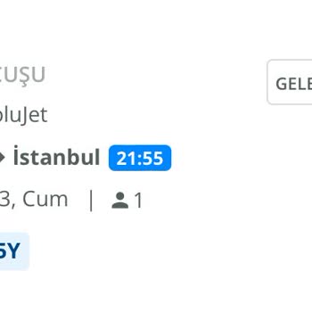 Anadolu Jet Overbooking Mağduru Uçağa Alınmadım