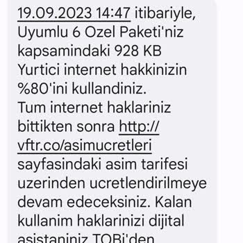 Vodafone Taahhüdünü Yerine Getirmiyor. Mağdur Ediyor.