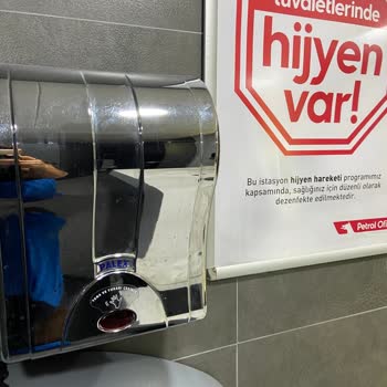 Petrol Ofisi Tosya Benzinlikteki Lavabo Kirliliği Ve Hijyenden Bahsedilen Afişler