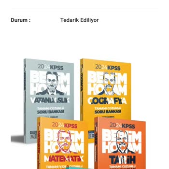 Benim Hocam Yayınevi Ürün Elimize Ulaşmıyor Ürünle İlgili Hiçbir Bilgi Verilmiyor