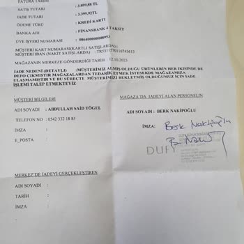 Dufy Markasından Alışveriş Yapmak Pişmanlıktır