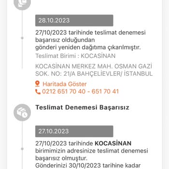 MNG Kargo Kargom Sözde Dağıtıma Çıkartıldı Ve Bana Ulaşmadı