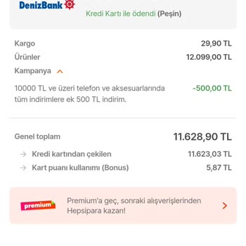 Denizbank Kredi Kartı İle Yapılan Taksitlendirme Hatası