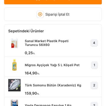 Migros Sipariş Bilmecesi Yaparak Mağdur Edildim
