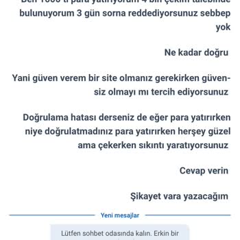 7Slots Para Çekme Hatası