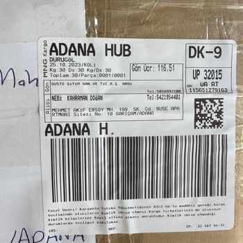 MNG Kargo Adana Mini Hub Şube Kargo Getirmeme Sorunu