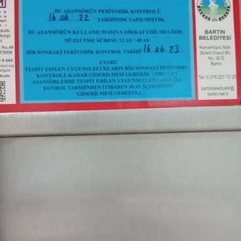 Bartın Hacı İbrahim Paşa Yurdu KYK Yurdunda Asansörlerin Kontrollerinin Yapılmaması