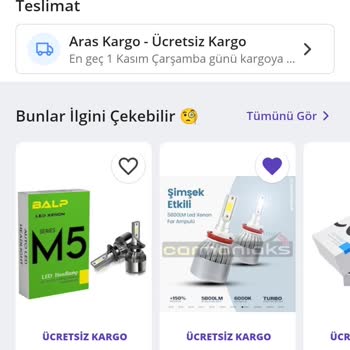 Lada Yanlış Ampul Gönderim