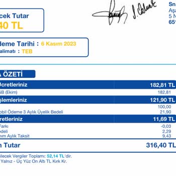 Turkcell Paycell Premium İzinsiz 21,90 Tl Ücret Kesildi