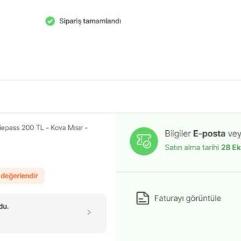 Hepsiburada Paribu Cineverse Dijital Kodlar Gönderilmedi