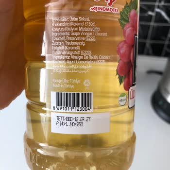 Kemal Kükrer Üzüm Sirkesi Anormal Koku