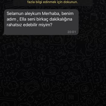 WhatsApp Yabancı Numaradan Mesaj