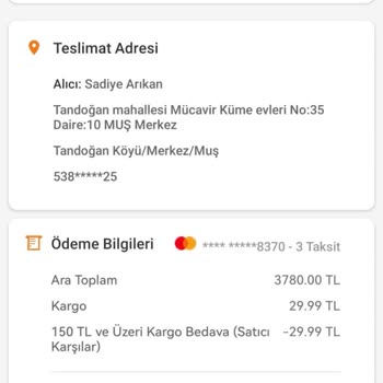 Aras Kargo Adrese Teslim Etmiyor