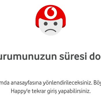 Vodafone Yanımda Uygulaması Hatası