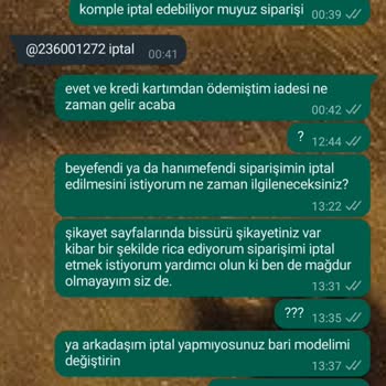 Trend34cadde Para İadesi Yapılmadı.