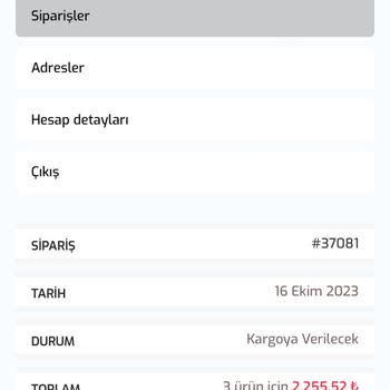 Paktaş Çelik Metal Baybahçem Sitesinden Ücreti Ödendiği Halde Gelmeyen Ürünlerim