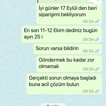Turkilleri.com Zamanında Teslim Edilmeye Ürünümü İptal Ettiler