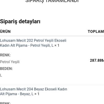 Lohusam.com Ürünlerin Teslimi Yapılmadı