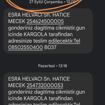 Esra Helvacı Ürün Elime Ulaşmadı Ve Ben Ürün Teslimi İçin Aranmadım