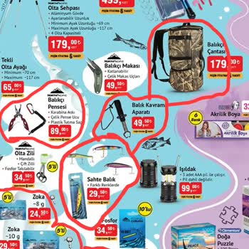 BİM Balıkçılık Malzemeleri Eksik Olması