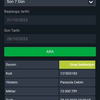 Bahisal Çekimim 5 Saattir Gelmiyor