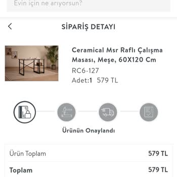 Vivense Çalışma Masası Uzun Süredir Teslim Edilmiyor