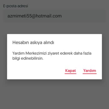 Letgo Hesabım Askıya Alınmış