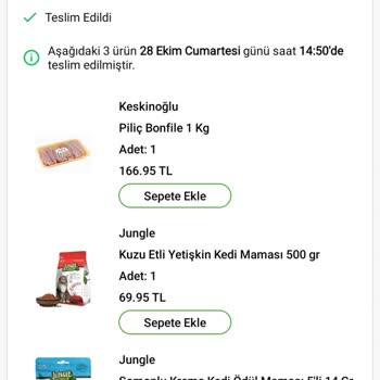 Snowy Market Sipariş Oluşturmayın Gelmiyor!