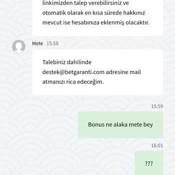 Betgaranti Para Çekme Sorunu (acil