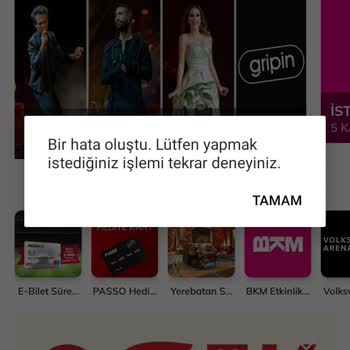 Passolig Giriş Yapamıyorum Hata