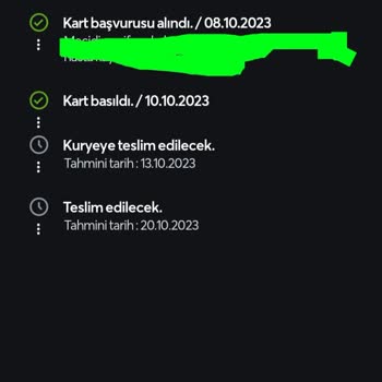 Papara Kart Kuryeye Verilmedi