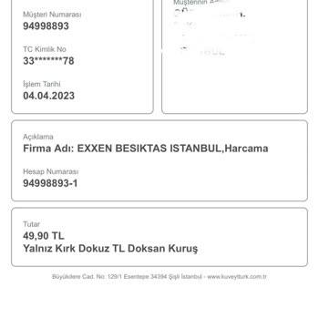 Exxen Bilgim Dışı Kartımdan Para Çekti