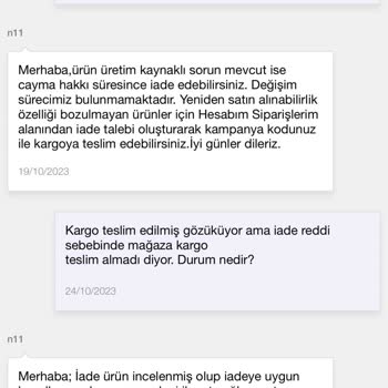 N11, Hafıza Kartını Değişim Ve Servise Gönderme İşlemini Yapmıyor