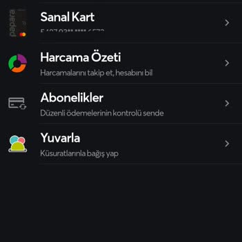 Papara Card Tanımlı Ama Sözleşmeli Hesap Değil