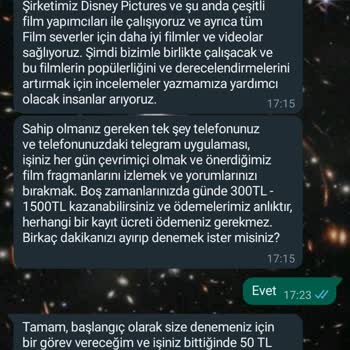 Görev Yap Para Kazan Disney Picture WhatsApp Online İş
