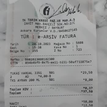 Tukaş Marka Hardal Sosunda Sorun