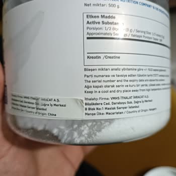 Supplementler Bozuk Ürün Kreatin