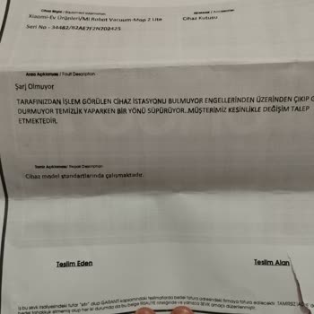 Xiaomi Firması Ürünün Soruna Çözüm Odaklı Çalışmıyor