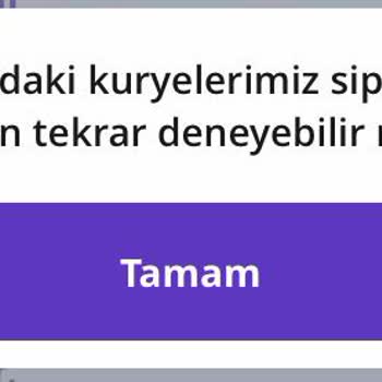 Getir Sipariş Verememe İlgisizlik