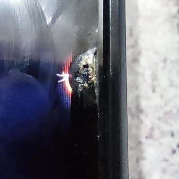 Vestel TV Ekranında Yanık!