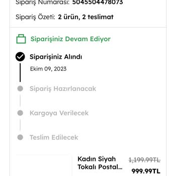 Derimod Siparişim Gönderilmiyor Ve İptal Edilmiyor.
