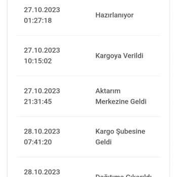 Bir Günde Kargo Kargo Firmasının Dağıtım Yöntemi Hakkında Şikayetçiyim