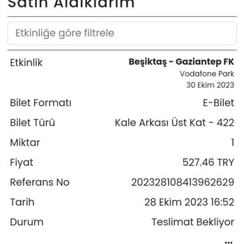 Banabilet.com Bilet Parasını Çekip Bileti Vermedi