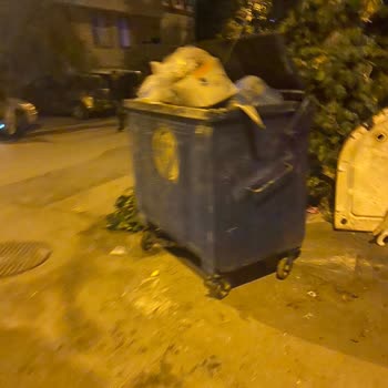 Buca Belediyesi Çöp Konteynırları Ve Çöp